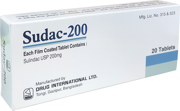 Tablet Sudac 200 mg (20 pcs)